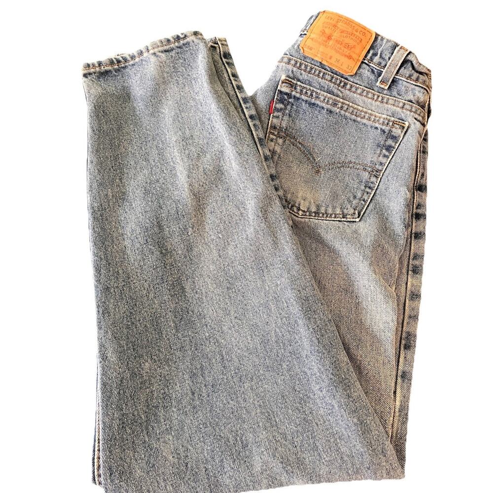 Vintage Levi’s 550 Jeans Men’s 36x33 Made in USA in 1995 Relaxed Fit Taper Leg